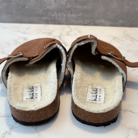 Nicole Miller like new Women’s brown Slip-On Clog with Shearling Lining size 10 - Picture 9 of 10
